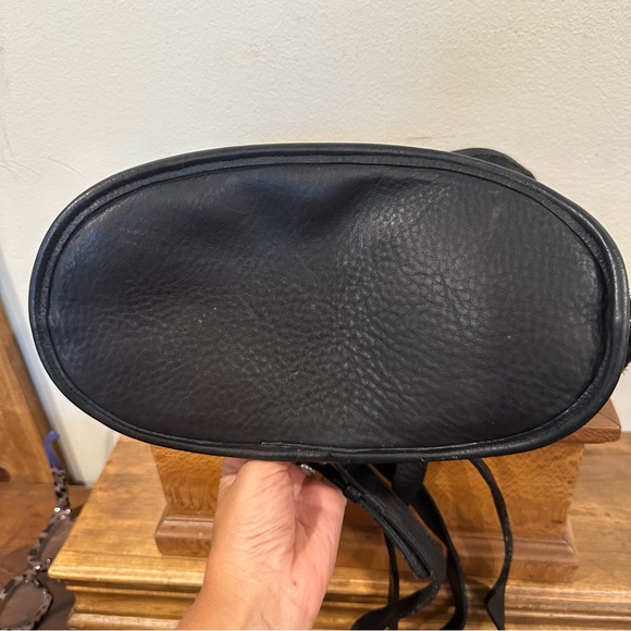 RARE Vintage Coach Berkeley Convertible Backpack Reverse Suede & Black Leather - Picture 9 of 10